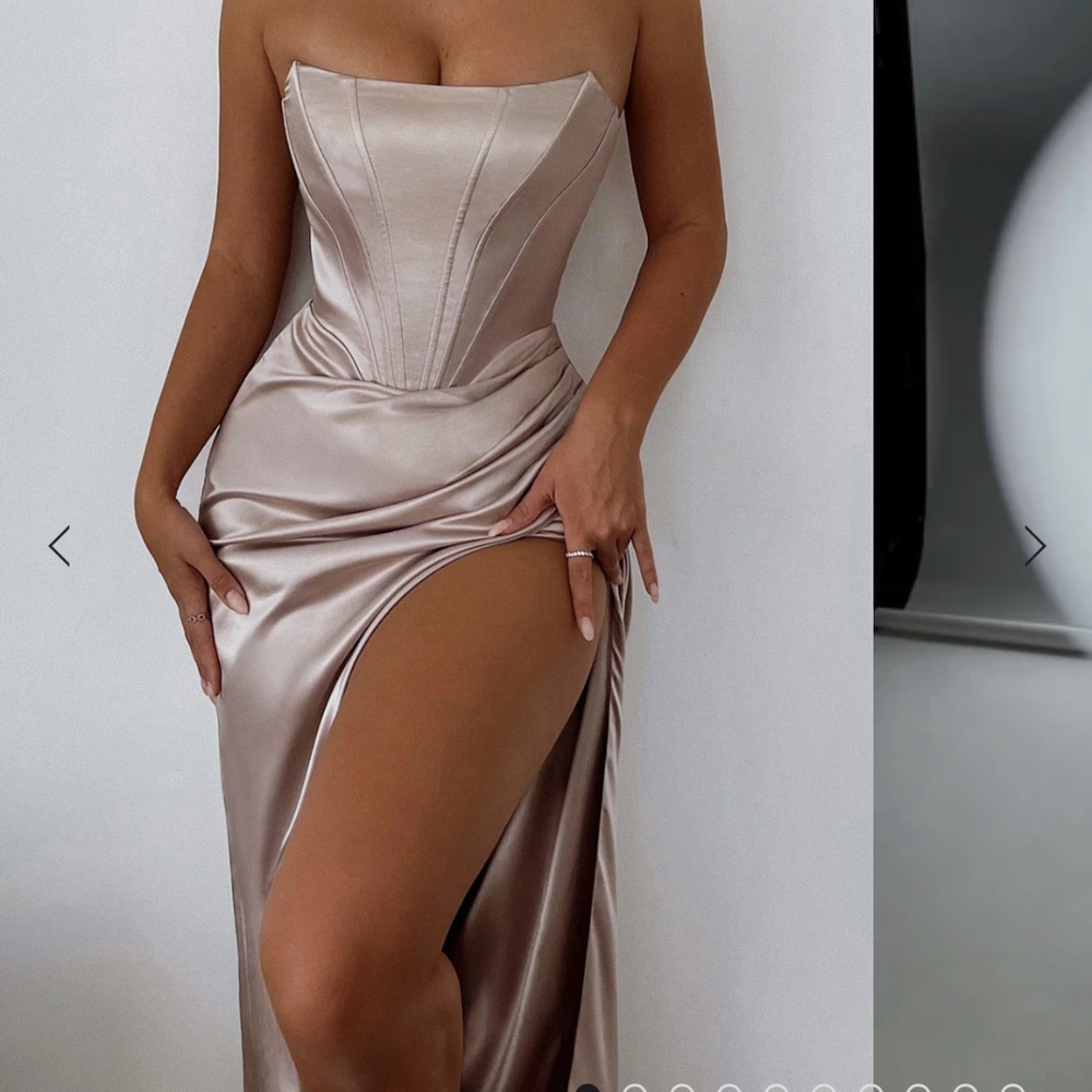 Babyboo: SIANNA MAXI DRESS - CHAMPAGNE